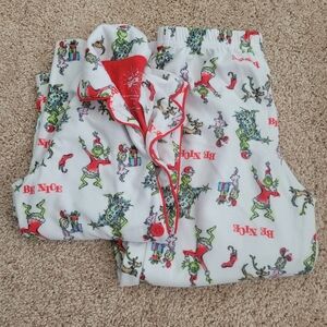 Grinch Flannel PJs - toddler 4-5